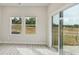 Bright room featuring luxury vinyl flooring, large sliding glass door, and windows with great outdoor views and natural light at 1305 31St Ne St, Conover, NC 28613