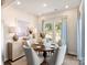 Bright dining area with a round table set for four, complemented by stylish decor and natural light at 1329 31St Ne St, Conover, NC 28613