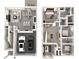Detailed 3D floor plan showcasing the layout of the home's two stories at 1361 31St Ne St, Conover, NC 28613