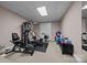 Basement gym features a range of equipment for a complete workout routine at 16624 Flying Jib Rd, Cornelius, NC 28031