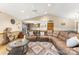 Cozy living room featuring an open floor plan, modern decor and hardwood flooring at 225 Kirkpatrick Rd, Taylorsville, NC 28681