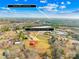 Aerial view showing property's proximity to downtown Hickory, NC, only a short 9-minute drive away at 4055 10Th Avenue Sw Dr, Hickory, NC 28602