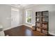 Welcoming entryway with hardwood floors, natural light, and functional built-in storage solutions at 464 Hurston Cir, Charlotte, NC 28208
