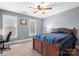 Comfortable bedroom with natural light, carpet flooring, and a neutral color scheme at 5309 Silchester Ln, Charlotte, NC 28215
