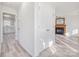 Hallway featuring wood-look flooring, leading to living spaces at 617 Edinburgh Ct, Rock Hill, SC 29730