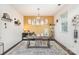 Bright office featuring hardwood floors, a decorative rug, and modern decor at 7436 Meridale Forest Dr, Charlotte, NC 28269