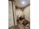 Cozy closet space featuring a wire shelf and decorative furniture at 119 Jack Adams Rd, Kings Mountain, NC 28086