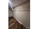 Empty closet space with light walls and modern laminate wood flooring at 119 Jack Adams Rd, Kings Mountain, NC 28086