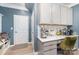 Built-in home office with desk and storage, perfect for remote work or a homework space at 123 Clauser N Rd, Mount Holly, NC 28120