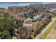 Aerial view of the property showcasing its location near Lake Norman at 123 Southhaven Dr, Mooresville, NC 28117
