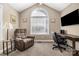 Cozy office space with a large window, comfortable chair, and desk setup at 151 Birkdale Dr, Salisbury, NC 28144