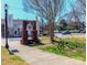 Street view featuring City of Belmont monument sign and crosswalk at 207 Oak Dr, Belmont, NC 28012