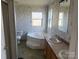 Bathroom with a combination tub and shower unit at 25387 Frick Rd, Richfield, NC 28137
