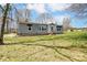 Single-story home with gray siding and dark awnings sits on a green lot at 260 Charlie Stacks Rd, Lancaster, SC 29720