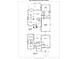 Detailed floor plan showcasing the layout of this two-story home at 3017 Chisholm Ct, Waxhaw, NC 28173