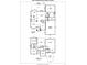 Detailed floor plan showcasing the layout of this two-story home at 3017 Chisholm Ct, Waxhaw, NC 28173