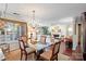 The formal dining room is bright and open to the living room at 5001 Sharon Rd # H, Charlotte, NC 28210