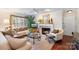 Cozy living room boasts a fireplace and a comfortable seating area for relaxing at 5001 Sharon Rd # H, Charlotte, NC 28210