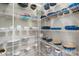 Well-organized pantry featuring ample shelving for storage and display at 518 May Green Dr, Clover, SC 29710