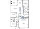 Detailed floorplan showcasing the layout of a two-car garage, kitchen, and bedrooms at 5301 Mint Harbor Way # 0315, Charlotte, NC 28269