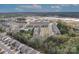 Expansive aerial view of a residential community with lush greenery, homes and neighborhood amenities at 6021 Sweetbay Ln, Indian Land, SC 29707