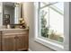 Bathroom vanity with a large window providing ample natural light at 6026 Gray Shadow Ct, York, SC 29745