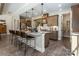 Spacious kitchen with large island, stainless appliances, and ample counter space at 6026 Gray Shadow Ct, York, SC 29745