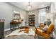 Spacious office features natural light, desk, shelving, and stylish decor at 6026 Gray Shadow Ct, York, SC 29745