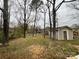 Spacious backyard with a storage shed at 837 Corwin Dr, Charlotte, NC 28213