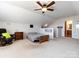 Bedroom featuring a ceiling fan and an open layout at 864 Ledgestone Ct, Fort Mill, SC 29708