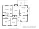Detailed floor plan showcasing the layout of the primary bedroom, kitchen, living room, and outdoor deck at 9624 Buckskin Ln, Mint Hill, NC 28227