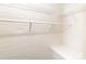 Spacious closet featuring ample shelving and rod space, providing optimal storage solutions at 1310 Green Oaks Ln # H, Charlotte, NC 28205