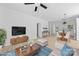 Spacious living room with modern furnishings and a stylish, open-concept design at 1611 Carlton Ave, Kannapolis, NC 28083
