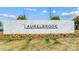 Beautiful entrance sign with stone and colorful flowerbed at 1770 Wardwell Dr # 338, Sherrills Ford, NC 28673
