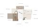 Selection of interior design finishes with a focus on kitchen and bathroom elements, and flooring choices at 2133 Moss Bluff Dr, Mint Hill, NC 28227