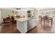 Spacious kitchen island with granite countertops and a sink, perfect for meal preparation at 224 Alexandria Dr, Mooresville, NC 28115