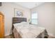 Cozy bedroom with neutral tones, a comfortable bed, and a decorative wall art at 3222 Maple Ridge Dr, Gastonia, NC 28052