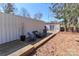 Modern outdoor lounge area with deck, container, and lounge seating for relaxing at 324 East End S Ave, Statesville, NC 28677
