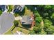 Overhead shot of house showing backyard deck and landscaping at 352 Nantucket Way, Rock Hill, SC 29732