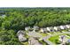 Aerial view of neighborhood nestled in a lush, green wooded area at 352 Nantucket Way, Rock Hill, SC 29732