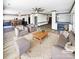 Bright and airy living room featuring neutral tones, stylish furniture, and open concept design to the kitchen at 5006 Brodie Ln, Fort Mill, SC 29707