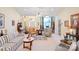 Open living room with a clear view to the front door and dining area beyond at 5405 Berrywood Ln, Monroe, NC 28110