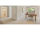 Bright bedroom with a desk area, neutral color palette, and a calm, comfortable atmosphere at 6008 Nuthatch Ct, Charlotte, NC 28277