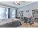 Bedroom boasting a spacious layout, flooded with natural light, and complete with an integrated workspace at 704 N Main Ave, Newton, NC 28658