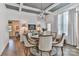Charming dining area with stylish decor, chandelier and an open layout at 704 N Main Ave, Newton, NC 28658