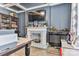 Comfortable office space with plenty of storage and a view of the backyard at 704 N Main Ave, Newton, NC 28658