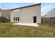 Backyard with a concrete patio and a fence at 722 Ladino Ln, Clover, SC 29710