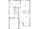 Detailed floorplan showcasing the layout of the home's first floor with kitchen, breakfast nook, and Gathering room at 722 Ladino Ln, Clover, SC 29710