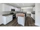 Modern kitchen featuring white cabinets, stainless steel appliances, and butcher block island at 722 Ladino Ln, Clover, SC 29710