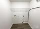 Laundry Room with vinyl floors and utility hookups at 722 Ladino Ln, Clover, SC 29710